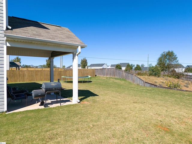 605 Mosque Ln, Lyman, SC 29365 - view of yard featuring a trampoline and a patio