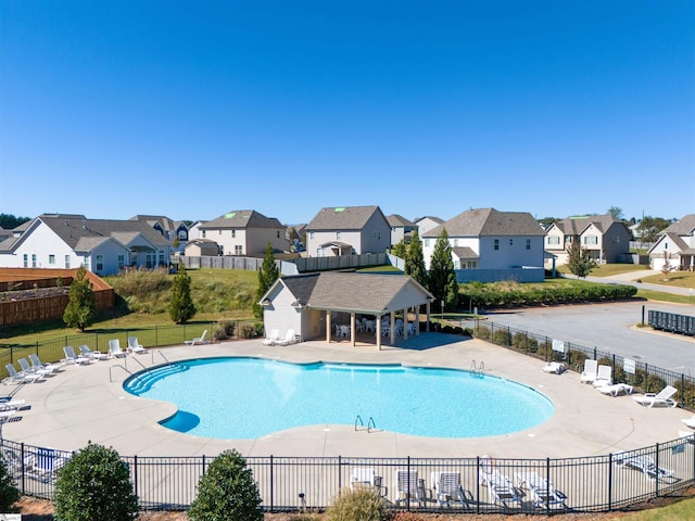 605 Mosque Ln, Lyman, SC 29365 - community pool featuring a residential view, fence, and a patio