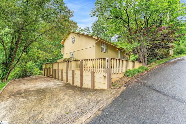 251 Cherokee Dr, Fair Play, SC 29643 - view of home's exterior with a deck