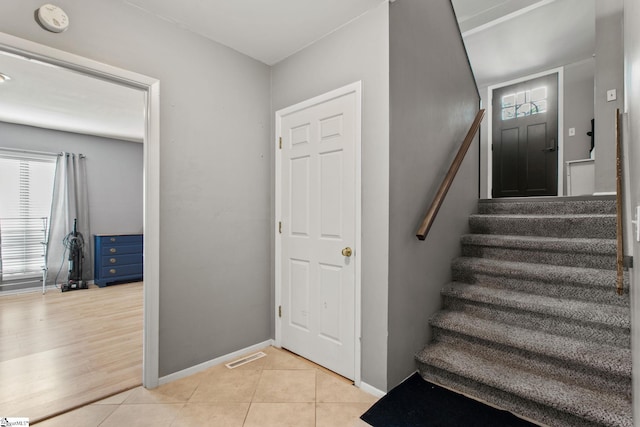 7 Bendingwood Cir, Taylors, SC 29687 - staircase featuring baseboards and tile patterned floors