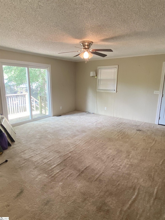 6 Powell Cir, Inman, SC 29349 - carpeted spare room featuring a ceiling fan and a textured ceiling