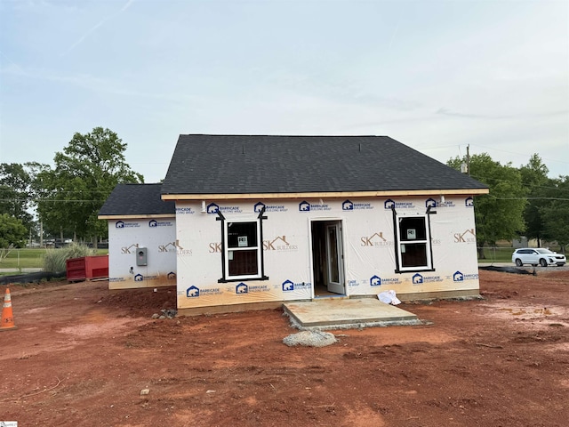 261 Woodgate Rd, Cowpens, SC 29330 - rear view of house with a shingled roof