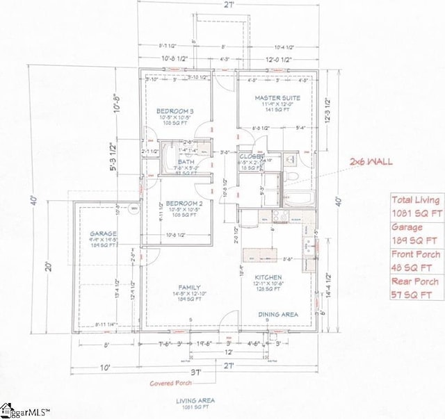 251 Woodgate Rd, Cowpens, SC 29330 - property floor plan