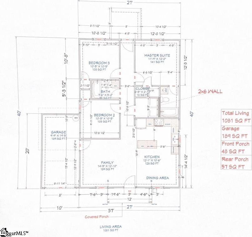 241 Woodgate Rd, Cowpens, SC 29330 - property floor plan