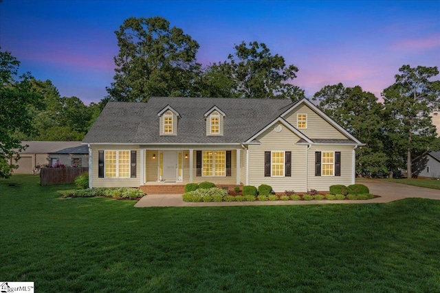 2575 Old Ansel School Rd, Greer, SC 29651 - view of front of home with a porch and a front yard