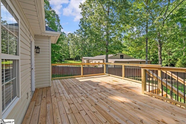 2575 Old Ansel School Rd, Greer, SC 29651 - view of wooden terrace