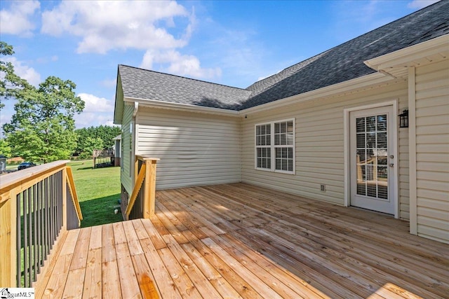 2575 Old Ansel School Rd, Greer, SC 29651 - deck featuring a yard