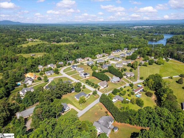 2575 Old Ansel School Rd, Greer, SC 29651 - drone / aerial view of a heavily wooded area and a large body of water