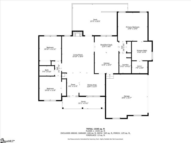 2575 Old Ansel School Rd, Greer, SC 29651 - room layout
