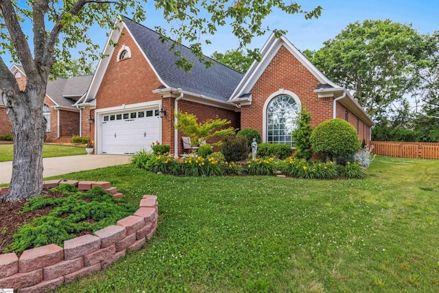 413 Rambling Rose Way, Moore, SC 29369 - traditional-style house with brick siding, a shingled roof, a garage, and concrete driveway