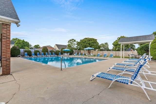 413 Rambling Rose Way, Moore, SC 29369 - community pool with a patio and fence