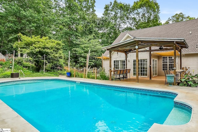 1298 Moorehead Pl, Pendleton, SC 29670 - swimming pool featuring a patio and outdoor dining space