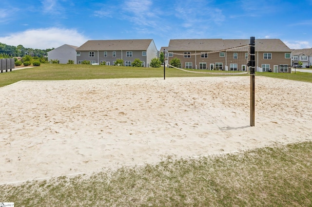 305 Yellow Fox Rd, Greer, SC 29650 - view of property's community featuring volleyball court, a residential view, and a yard