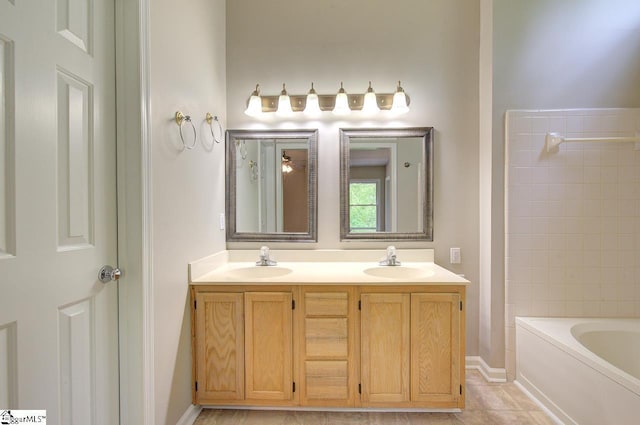 400 Halifax Dr, Greenville, SC 29615 - full bath with a tub and double vanity