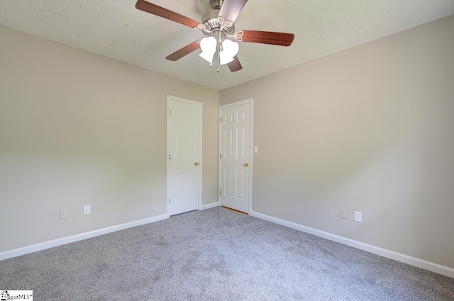 400 Halifax Dr, Greenville, SC 29615 - carpeted spare room featuring baseboards and a ceiling fan