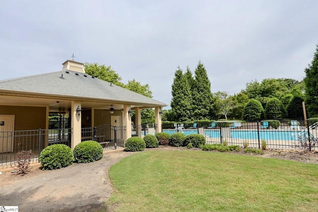 128 Palm Springs Way, Simpsonville, SC 29681 - view of yard with a community pool