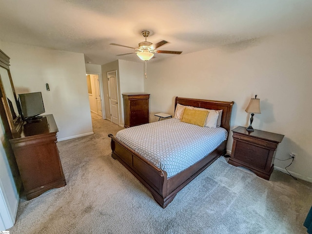 128 Adger Rd, Pendleton, SC 20670 - bedroom with carpet flooring, baseboards, and a ceiling fan