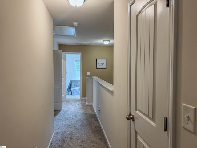 128 Adger Rd, Pendleton, SC 20670 - corridor featuring carpet flooring, an upstairs landing, and baseboards