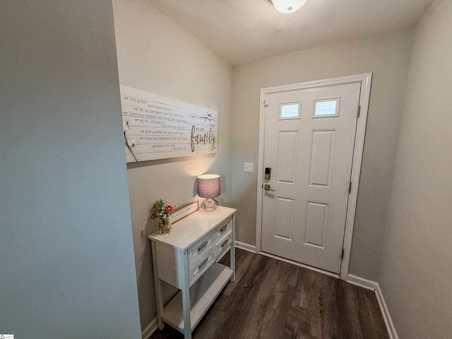 128 Adger Rd, Pendleton, SC 20670 - entrance foyer with dark wood finished floors and baseboards