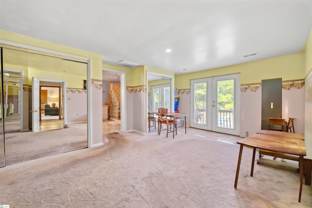 11 Crestview Ct, Piedmont, SC 29673 - carpeted home office with french doors and baseboards