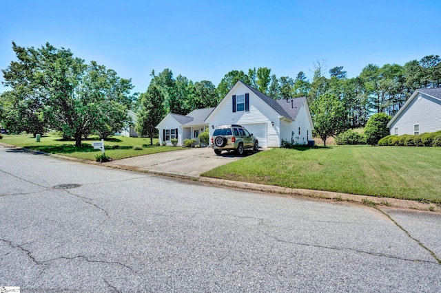 1105 Autumn Leaf Ln, Fountain Inn, SC 29644 - traditional-style house featuring a front lawn, concrete driveway, and an attached garage