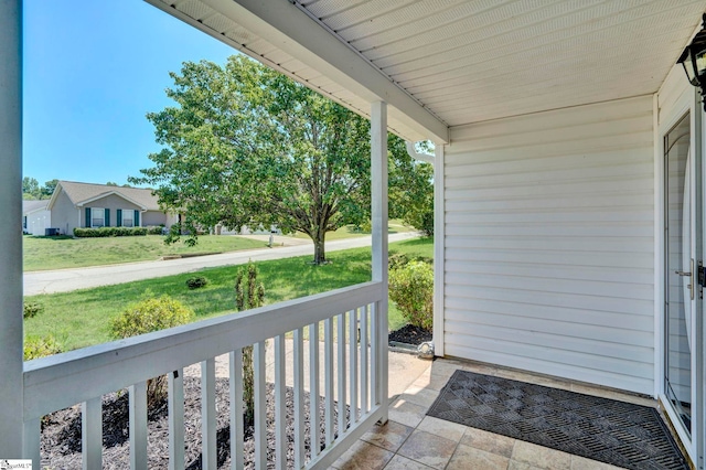 1105 Autumn Leaf Ln, Fountain Inn, SC 29644 - balcony featuring a porch