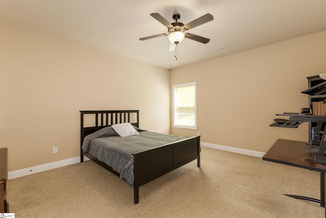 9 Bellagio Way, Greer, SC 29650 - bedroom featuring light colored carpet, a ceiling fan, and baseboards