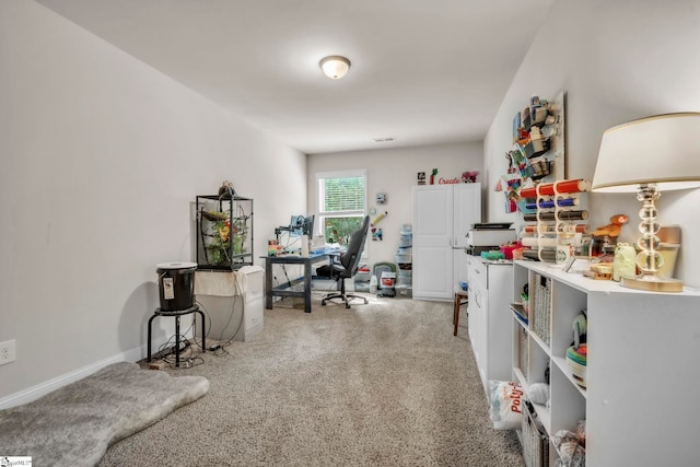 549 Allenton Way, Greer, SC 29651 - office area with light carpet and baseboards