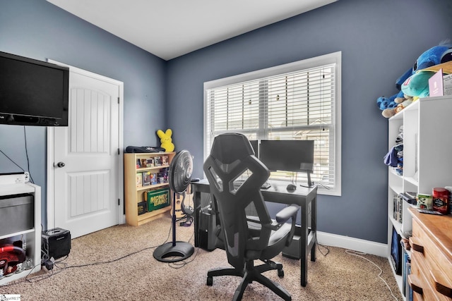 549 Allenton Way, Greer, SC 29651 - carpeted home office with plenty of natural light and baseboards