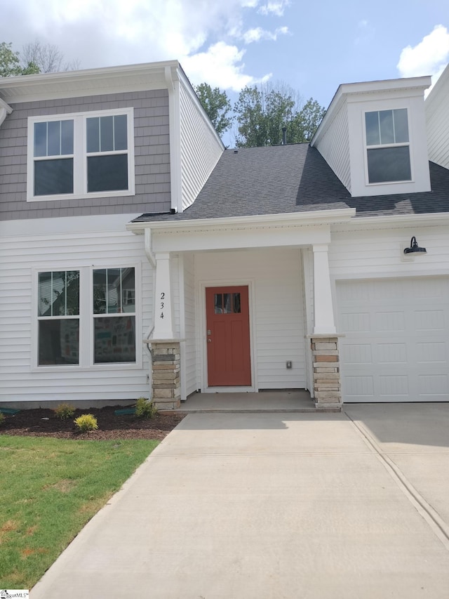 234 Woodhouse Way # 1, Greenville, SC 29605 - craftsman-style house featuring driveway and roof with shingles