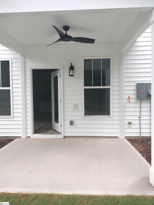 234 Woodhouse Way # 1, Greenville, SC 29605 - view of patio / terrace with ceiling fan