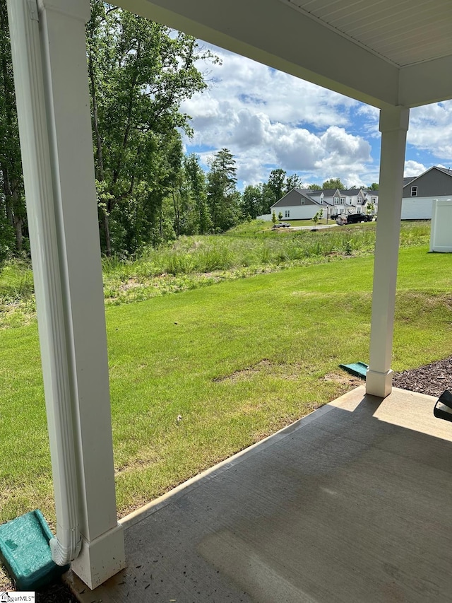 234 Woodhouse Way # 1, Greenville, SC 29605 - view of green lawn featuring a patio area