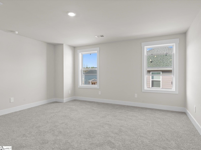 304 Lorca Dr, Greenville, SC 29605 - unfurnished room with light colored carpet, baseboards, and recessed lighting