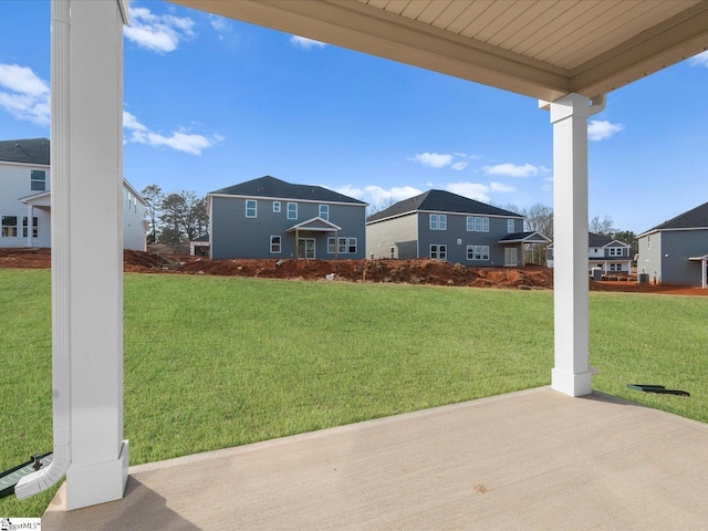 304 Lorca Dr, Greenville, SC 29605 - view of green lawn with a residential view and a patio