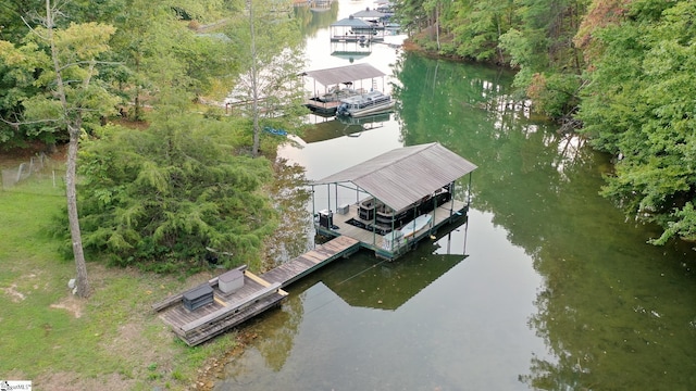 122 Fair Heaven Ct, Seneca, SC 29672 - drone / aerial view of a large body of water