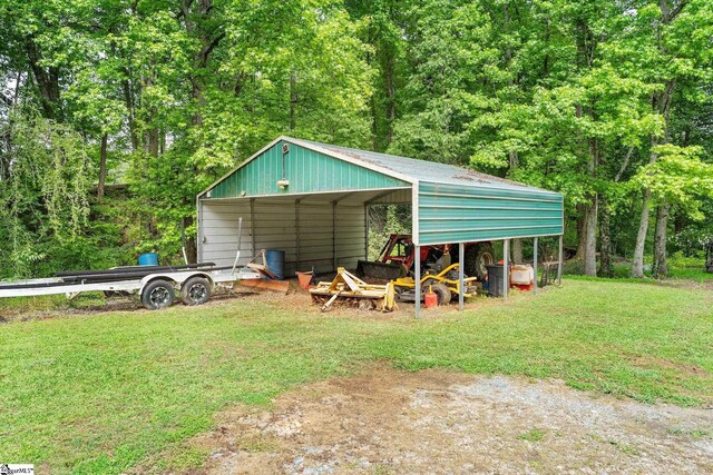 700 Old Green Pond Rd, Anderson, SC 29625 - garage with a carport