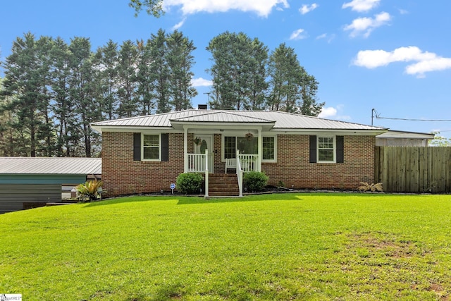12 Fowler Cir, Greenville, SC 29607 - view of front facade featuring brick siding, metal roof, and a chimney