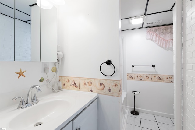 12 Fowler Cir, Greenville, SC 29607 - bathroom with tile patterned flooring and vanity