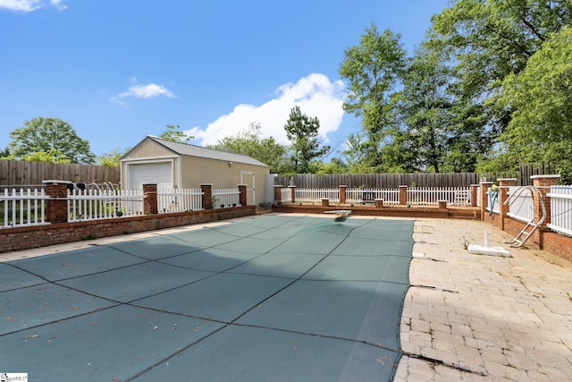 12 Fowler Cir, Greenville, SC 29607 - view of pool with an outbuilding