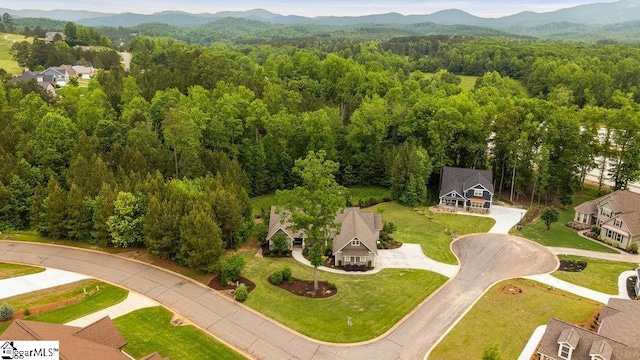 5 Maxfli Ct, Greenville, SC 29690 - view of subject property featuring a forest and a mountain backdrop