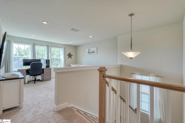 1128 Grovewood Ct, Moore, SC 29369 - office with light colored carpet and recessed lighting