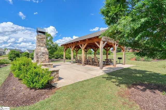 1128 Grovewood Ct, Moore, SC 29369 - view of home's community featuring a gazebo and a lawn
