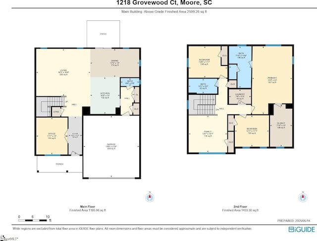 1128 Grovewood Ct, Moore, SC 29369 - floor plan / room layout