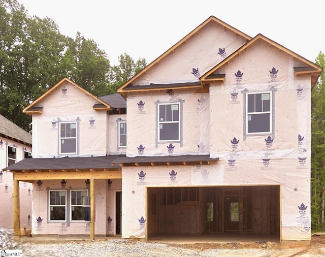 340 Alyssa Landing Dr Unit 80, Fountain Inn, SC 29644 - property under construction with a porch and a garage