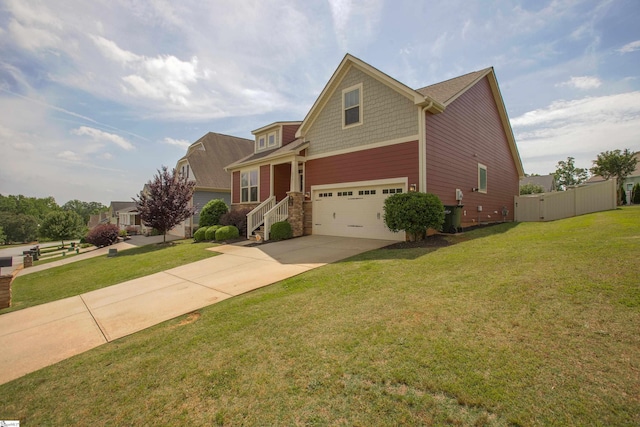250 Chickadee Trl, Easley, SC 29642 - craftsman inspired home featuring an attached garage, concrete driveway, and central AC