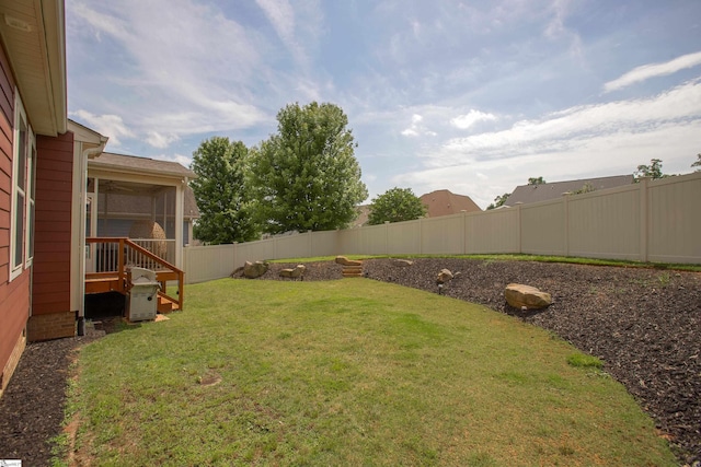 250 Chickadee Trl, Easley, SC 29642 - view of yard with a sunroom