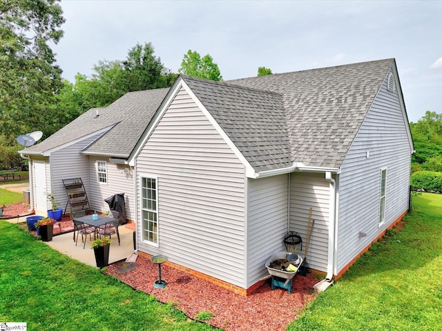 205 Willow Leaf Dr, Seneca, SC 29672 - back of house featuring roof with shingles and a patio