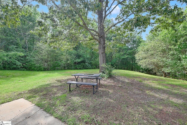 205 Willow Leaf Dr, Seneca, SC 29672 - view of grassy yard with a forest view