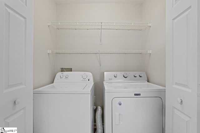 338 E Celestial Dr, Greer, SC 29651 - washroom with independent washer and dryer