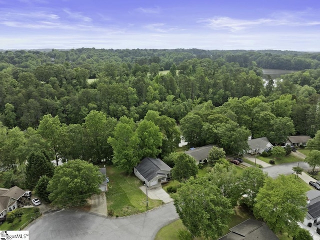 338 E Celestial Dr, Greer, SC 29651 - aerial view of a heavily wooded area